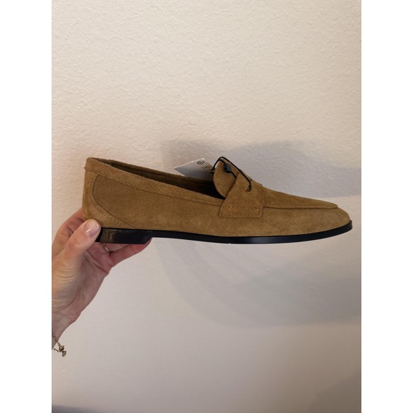 Zara Shoes Womens Size 5.5 Brown Suede Loafers Slip On Cushioned Flats - Picture 11 of 16